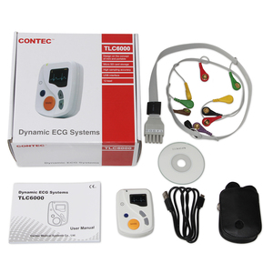Electrocardiógrafo de 48 Horas de Monitoreo, Certificado CE, 12 Derivaciones, Registrador Dinámico de Ondas ECG, Electrocardiograma TLC6000 <span class=keywords><strong>Holter</strong></span> ECG - Product Image 2