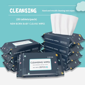 <span class=keywords><strong>Lingettes</strong></span> <span class=keywords><strong>humides</strong></span> écologiques non tissées pour bébés (mains et bouche), 20 unités, pour l'<span class=keywords><strong>hygiène</strong></span> des mains, en stock pour l'export. - Product Image 2