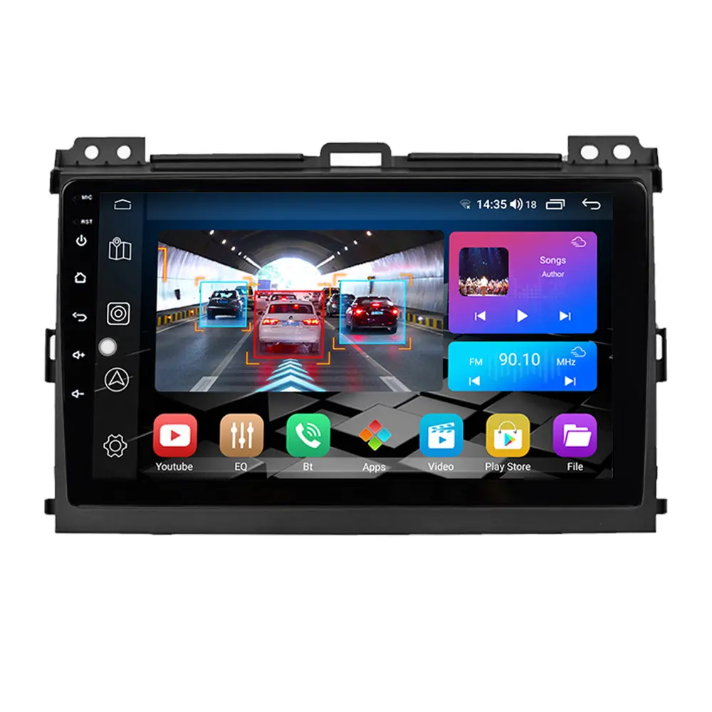LEHX Pro8コア5Gカーラジオマルチメディアプレーヤートヨタランドクルーザープラド120レクサスGX470 2din Android Carplay Autoradio GPS