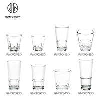 Gelas Kaca Grosir 550ml untuk Restoran, Set Gelas PC Kustom untuk Whiskey, Wine, Air, Cangkir Plastik Reusable untuk Teh & Piring