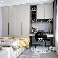 Intelligenter Wandeinbau-Tatami-Schrank mit Anpassbarer Größe Großer Versteckter Stauraum für Moderne Luxus-Schlafzimmermöbel