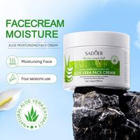 Crème de beauté SADOER au lait, aloe vera, carotte, avocat et bave d'escargot, crème pour le visage, soin de la peau, apaisante, hydratante et éclaircissante