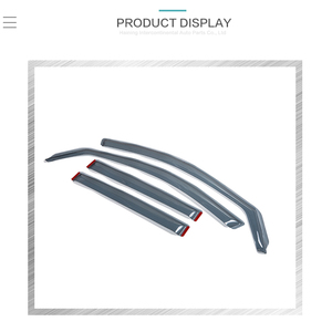 Accesorios para Auto <span class=keywords><strong>ICBM</strong></span>, Visera de Ventana de PMMA Acrílico para Protección Solar/Lluvia, para BMW X6 2008-2014 - Product Image 6