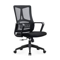 Chaise de bureau ergonomique JOHOOFURNITURE, fabriquée en Chine, pour salle de conférence, avec coussin épais et confortable.