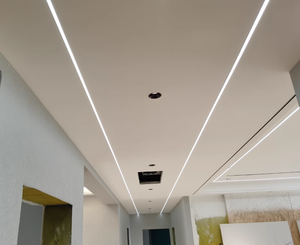 Perfil <span class=keywords><strong>de</strong></span> aluminio LED empotrado en el techo, carcasa delgada para luz lineal, para decoración <span class=keywords><strong>de</strong></span> placas <span class=keywords><strong>de</strong></span> yeso. - Product Image 6