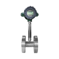 Débitmètre à turbine numérique intelligent en acier inoxydable SS304 DN32, RS485 4-20mA, OEM, pour la mesure du carburant, du gaz, de l'air et des liquides, EX IIC T6