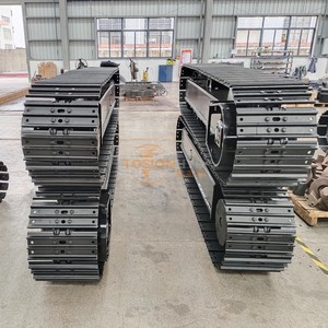 15 tấn thép theo dõi khung gầm bánh xích theo dõi khung gầm cho giàn khoan cơ khí và Máy Nghiền - Product Image 2