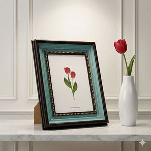 New Factory Wholesale Vintage PS Beaded-<strong>Frame</strong> Photo Picture <strong>Frame</strong> 6x8 8x10 12x16 A4 A3 - Product Image 2