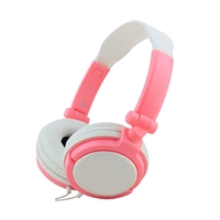 Casque filaire bon marché pour enfants et étudiants, casque supra-auriculaire pour enfants, casque pour salle de classe