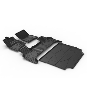 Alfombrillas de coche de 4 piezas universales de lujo 3D impermeables TPE alfombrillas de coche <span class=keywords><strong>Interior</strong></span> alfombrilla de suelo uso para Land Rover Defender 110 5 puertas 2020-2024 - Product Image 2