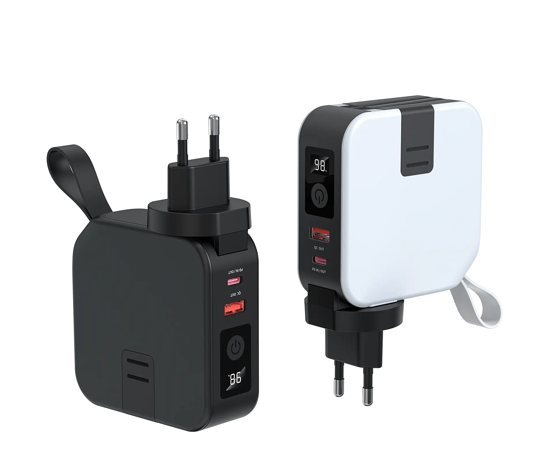 Snapper Reise adapter Power pack Universal 5 In 1 Travel Power Bank Internat ional US AU EU UK Stecker 10000mAh Power bank Adapter