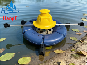 Nouvel Aérateur de Bassin à Poissons Hangfeng à Double Vitesse et à Ondes Pulsées 1,5 kW 380 <span class=keywords><strong>V</strong></span> avec Moteur Économe en Énergie, Roulement et Boîte de Vitesses en Fonte, HDPE - Product Image 1