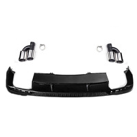 Kit carrosserie style S4 pour Audi A4 Série B9 2020-2026 – Amélioration : Pare-chocs arrière, diffuseur arrière, lèvre de pare-chocs, fixation par boulons, pièce de rechange