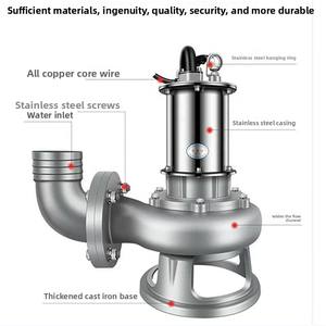 ถังบำบัด<span class=keywords><strong>น้ำ</strong></span>เสีย7.5kW สูง6นิ้ว<span class=keywords><strong>ปั๊ม</strong></span><span class=keywords><strong>น้ำ</strong></span>บ่อเลี้ยงปลารองรับงานตามสั่ง - Product Image 3