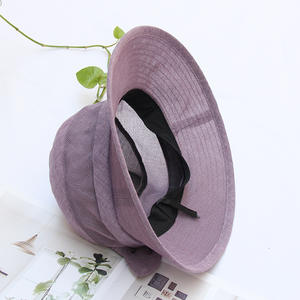Sombrero de verano para el sol de la madre para mujeres mayores, gorras de pescador transpirables con ala grande para pescar, viajes informales al aire libre - Product Image 5