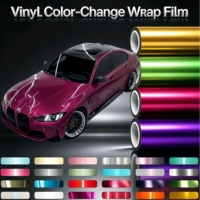 Film de protection de voiture en vinyle 1,52x17m TPU brillant vert intense, film de protection de voiture TPU, film de protection auto-cicatrisant, film PPF changeant de couleur