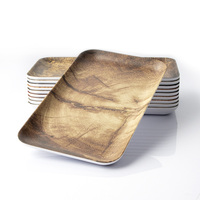 SWAN Ensemble d'assiettes en mélamine réutilisables de 8.5 pouces en gros Plats et assiettes anti-rayures