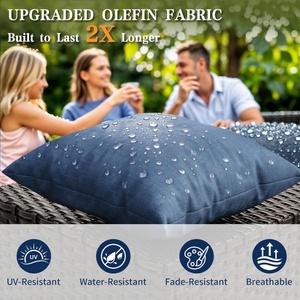 Divano <span class=keywords><strong>da</strong></span> Esterno Modulare a 3 Posti in Rattan PE Resistente alle Intemperie con Cuscini Impermeabili per Conversazione all'Aperto - Product Image 4