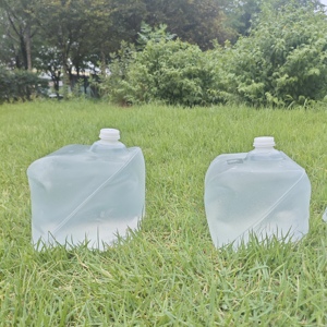 Giá rẻ 10L 20L nhựa xô con dấu tốt không có rò rỉ có thể gập lại Jerry có thể với lỗ tap mà không cần xử lý trong hộp - Product Image 1