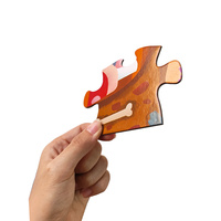 Jeux de puzzle personnalisés, jeux de société, jouets éducatifs précoces pour enfants, puzzle secret du renard pour enfants