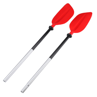 Pagaie de kayak en alliage d'aluminium en deux parties, double lame, légère, personnalisable en couleur et longueur (71 po/180 cm, 102 po/260 cm)