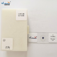 8pcs Glass Root Microscope Prepared Slides Set for School Teaching Aids in Botany & Biology