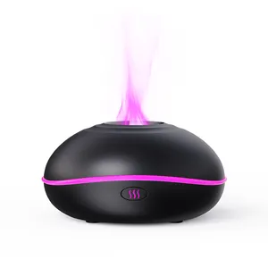 Whole-house aromatherapy purifying air filled with ambient-sensing flame aromatherapy machine