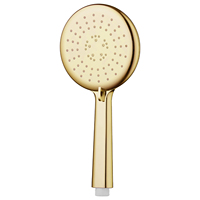 Ensemble de douche mitigeur 3 fonctions encastré en laiton doré avec système de douche pluie en céramique