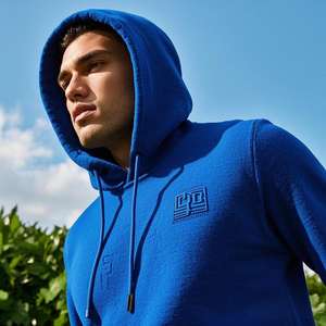 Sudadera con Capucha de Alta Calidad, Hombros Caídos, Personalizada, de Algodón Liso, Tejido de Felpa, Ecológica, para Hombre, con Logotipo en Relieve 3D - Product Image 1
