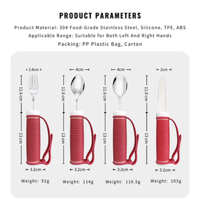 Juego <span class=keywords><strong>de</strong></span> Vajilla Adaptada para Cámara Hiperbárica HengHu HH-0566 para <span class=keywords><strong>Pacientes</strong></span> con Enfermedad <span class=keywords><strong>de</strong></span> Parkinson, Diseño Flexible con Asa Grande - Product Image 6