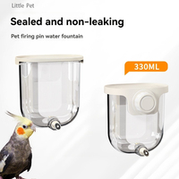 Distributeur d'eau automatique en plastique pour petits animaux, nouveau distributeur d'eau pour oiseaux, distributeur d'eau suspendu pour pigeons, perroquets, cailles et animaux de compagnie