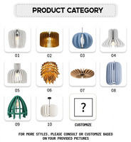 Abat-jour moderne en polyester MJ MASTER ACOUSTIC, couvre-lampes décoratifs, éclairage suspendu, design absorbant le son
