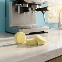Tablettes de nettoyage solides écologiques puissantes pour machines à café, anti-calcaire, pour taches et saletés de calcium, vente en gros