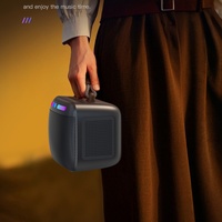 Système KTV portable mini en gros avec lumières RGB, boîte audio Bluetooth, basses puissantes, appareil pour fêtes à domicile, coque en plastique, équipement de camping extérieur
