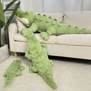 Jouets en peluche personnalisables en forme d'animaux, brodés, en coton PP super doux, vente en gros, grande taille, crocodiles pour enfants, best-seller - Product Image 3