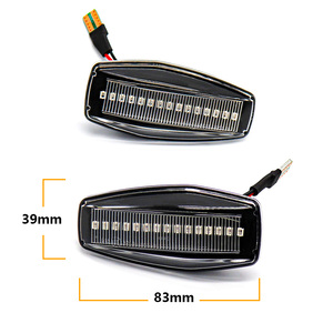 Feux de position latéraux séquentiels pour Hyundai I10 XG Tucson Terracan Elantra <span class=keywords><strong>KIA</strong></span> Sedona Rio <span class=keywords><strong>Sportage</strong></span> 98-11 Clignotant à signal dynamique - Product Image 6