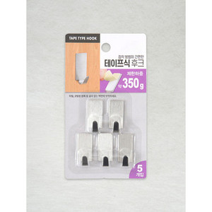 ตะขอเกี่ยวสี่เหลี่ยมสแตนเลสชนิดเทป5P ตะขอเกี่ยวโลหะแบบปลอดภัยสำหรับแขวนเหล็กสังกะสีพลาสติกตะขอติดเครนแบบธรรมดา - Product Image 1