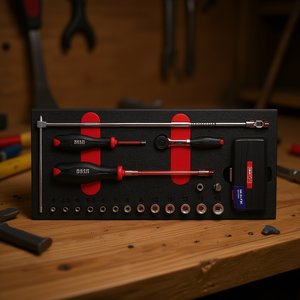 519 M 273 Household Rubber Tool <b>Set</b> With <b>Screwdrivers</b> And <b>Bits</b> For Home Repair - Product Image 3