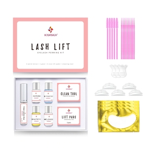 Kit de rehaussement de <span class=keywords><strong>cils</strong></span> pour usage professionnel en salon de beauté, lotions véganes, kit de permanente de <span class=keywords><strong>cils</strong></span> longue durée - Product Image 3