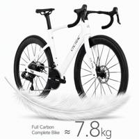 Vélo de route CYCTRAC R18 R7170 24 vitesses, cadre rigide en fibre de carbone léger, freins à disque hydrauliques, carbone Gravel Di 2