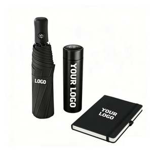 Parapluie portable coupe-vent personnalisé avec logo imprimé pour cadeaux d'affaires promotionnels – Parapluie manuel pour homme, protection solaire - Product Image 1