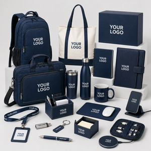 Custom Corporate Gift Set Logo Backpack Tote Bag Tumbler Notebook Pen USB Cable For Employee Welcome And Brand Promotion - Product Image 3