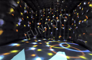 Pop-up Party noir boîte de nuit gonflable LED Disco éclairage gonflable Cube tente de fête pour un événement de fête privé - Product Image 5