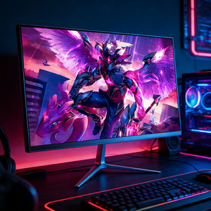 Moniteur d'ordinateur plat ou incurvé Rebekah Wholesale Factory OEM ODM pour jeux <span class=keywords><strong>PC</strong></span>, 120 Hz à 300 Hz, 1080p <span class=keywords><strong>1440p</strong></span>, sans cadre - Product Image 1