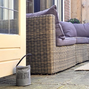 Esschert thiết kế ưa thích vải cát cửa stopper, Oxford được bôi sáp lên vải vải cửa dừng lại với vòng kim loại - Product Image 2