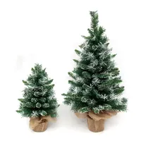 60 см 90 см Искусственная елка с сосновой конусой и красной ягодой Мини Зеленая Рождественская елка из ПВХ