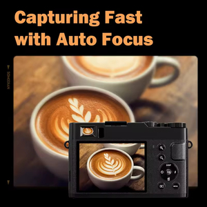 Cámara Multifunción de 48MP 4K con Pantalla HD de 2.8 Pulgadas y Flash, Enfoque Automático, Carga Tipo C 16X, Resolución 4K, Captura Impresionante - Product Image 3