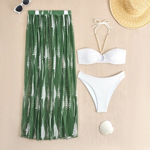 OUTPACE - Bikinis Florales al por Mayor para Mujer, Trajes de Baño Deportivos a Prueba de Periodo, Disponibles en Estilos con Estampado a Rayas y Cuadros, con Efecto Push-Up - Product Image 1