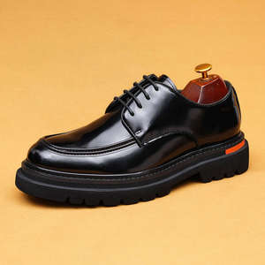 Chaussures Oxford pour hommes de style britannique de haute qualité, en cuir véritable, imperméables, pour le bureau, les occasions formelles, les mariages - Product Image 2