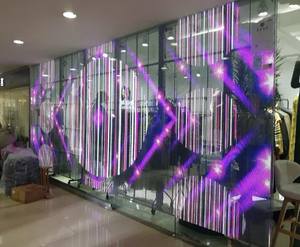 Trong suốt Màn hình hiển thị LED, Độ phân giải: 64*256 dots mỗi tủ p3.91 p7.81 p10.4 trong suốt Màn hình LED - Product Image 1